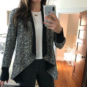 Club Monaco Drape Front Cardigan Sweater